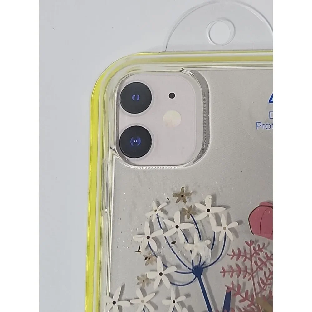 onn. iPhone Phone Case 11 / XR Pro Durable Gel‎ Floral Print Cellphone Protector